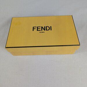Fendi Roma Sunglasses Eyeglasses Box Authentic Yellow Black 8x5x2.5 BOX ONLY